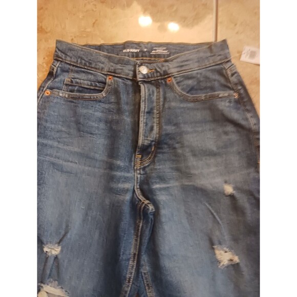 NWT Women's Old Navy Curvy Sky Hi Straight Jeans Size 6 BUTTON FLY - Picture 2 of 8